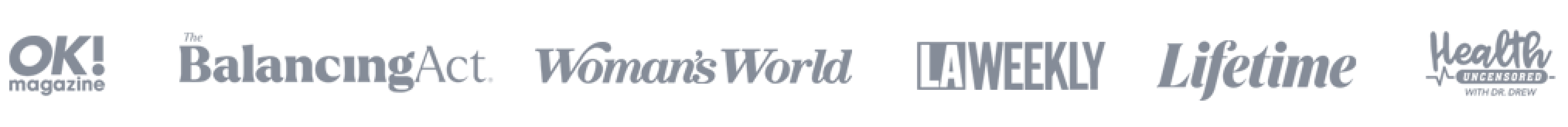 Featured publication logos